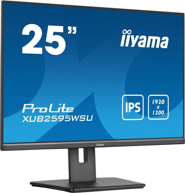 iiyama ProLite XUB2595WSU-B5 - Monitor a LED - 25" - 1920 x 1200 WUXGA - IPS - …