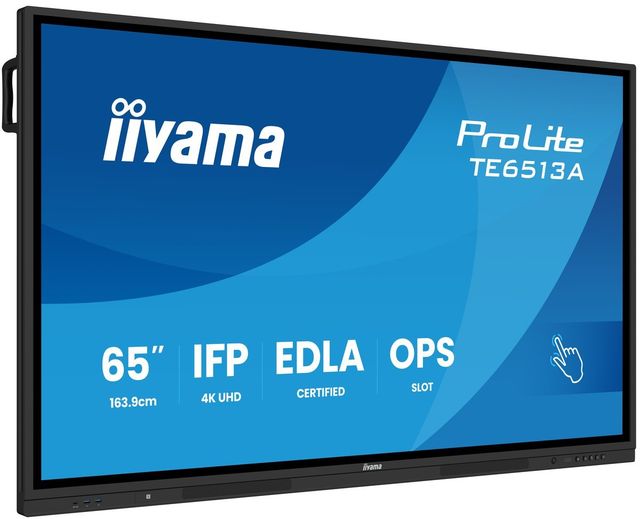 iiyama TE6513A-B2AG Pannello Piatto Interattivo IFP 65" IPS 4K IR 40-punti 500c…