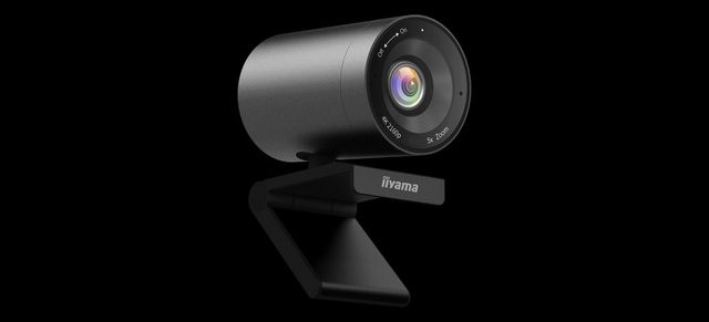 iiyama UC-CAM10PRO-1 - Webcam - inclinazione - colore - 8.46 MP - audio - cabla…