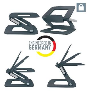 Supporto Ergo per Laptop Multi-angolo con 80% plastica riciclata Leitz Ergo gri…