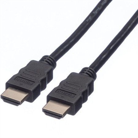 rotronic - Cavo HDMI con Ethernet - HDMI maschio a HDMI maschio - 1 m - scherma…