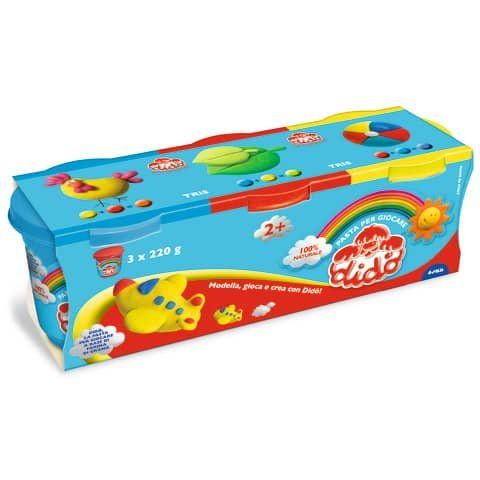 TRIS BARATTOLI DIDO 220G G/R/A