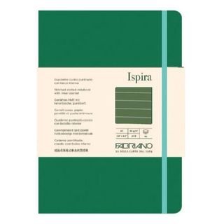 Taccuino Ispira - con elastico - copertina flessibile - A5 - 96 fogli - righe -…