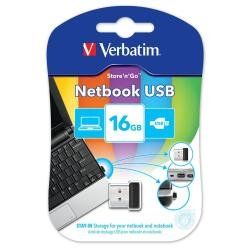 Verbatim Store 'n' Stay USB Drive - Chiavetta USB - 16 GB - USB 2.0 - nero