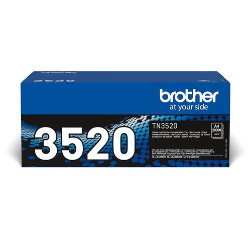 Brother TN3520 - Nero - originale - cartuccia toner - per Brother HL-L6400, MFC…