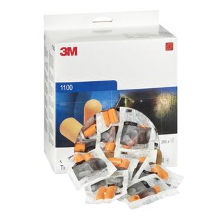 Tappi auricolari di protezione 3M 1100 37 dB senza cordoncino arancione conf. d…