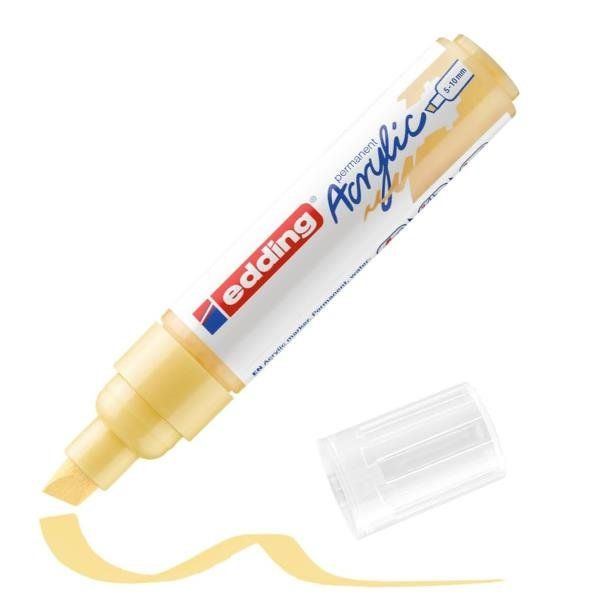 Edding E-5000915, Giallo, Punta smussata, Giallo, 5 mm, 1 cm, Inchiostro a base…
