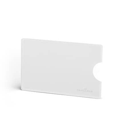 Tasca porta carte di credito RFID Secure - PPL - 5,4 x 8,7 cm - trasparente/arg…