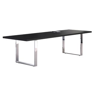 Tavolo riunioni Prestige Metal - 220 x 100 x 74 cm - nero venato