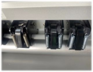 Gruppo barra premi pellicole con rulli pressori da 16 mm per plotter da taglio …
