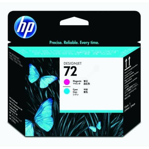 Testina di stampa HP 72 magenta e cyan