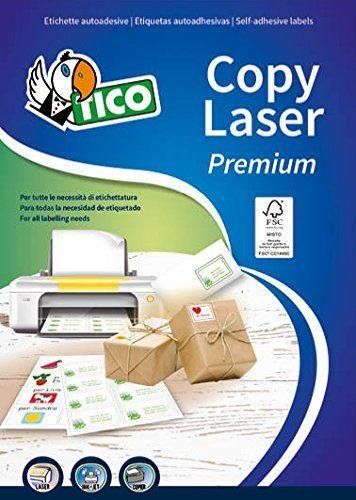 Tico Copy Laser Premium - Carta - adesivo permanente - rivestito in silicone - …