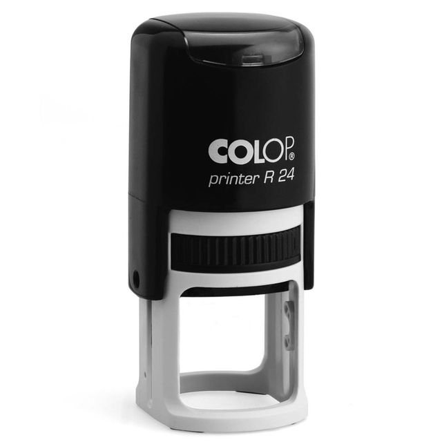 Timbro Printer R24 - diametro 24 mm - 4 righe - personalizzabile - autoinchiost…