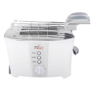 Tostapane elettrico - 2 pinze - 600 W - bianco - Melchioni family