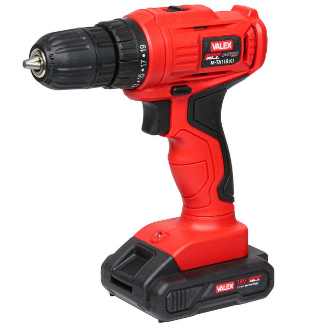 Trapano avvitatore M-TA1 18 K1 - in valigetta - a batteria al litio - 18 V - Va…