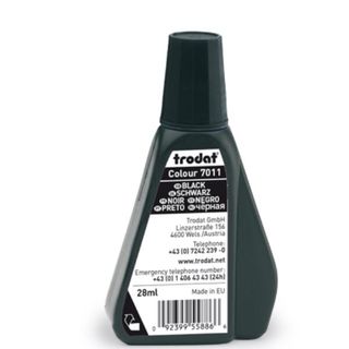 Trodat 7011 - Inchiostro per timbro - nero - 28 ml
