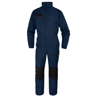 Tuta da lavoro M1CO2 - taglia XL - twill/poliestere/cotone - blu/arancio - Delt…