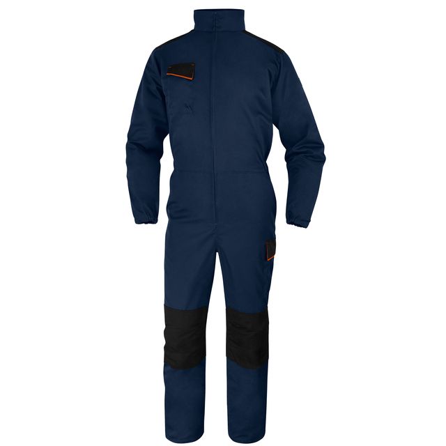 Tuta da lavoro M1CO2 - taglia XL - twill/poliestere/cotone - blu/arancio - Delt…