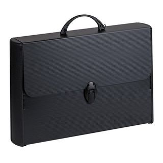 Valigetta polionda Total Black - 28 x 43 cm - dorso rigido 8,5 cm - PPL - nero …