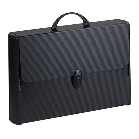 Valigetta polionda Total Black - 28 x 43 cm - dorso rigido 8,5 cm - PPL - nero …