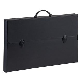 Valigetta polionda Total Black - 37 x 60 cm - dorso rigido 5 cm - PPL - nero - …