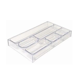 Vaschetta portacancelleria - 25,3 x 3,4 x 15,7 cm - trasparente neutro - Arda