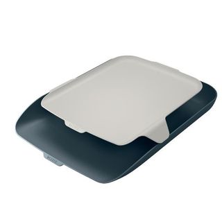 Vaschetta portacorrispondenza - con vassoio organizer Cosy - grigio - Leitz