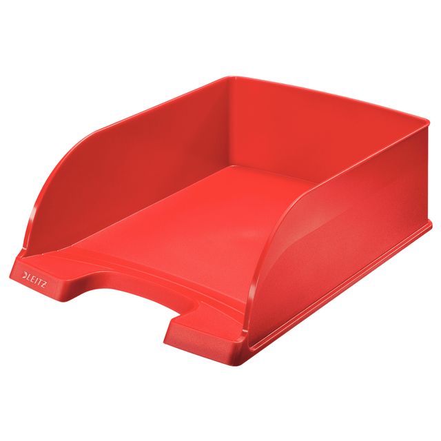 Vaschetta portacorrispondenza Leitz Plus Jumbo - 25,5 x 10,3 x 36 cm - rosso - …