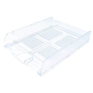 Vaschetta portacorrispondenza TR25310 - 26 x 34 x 6 cm - cristallo - Arda