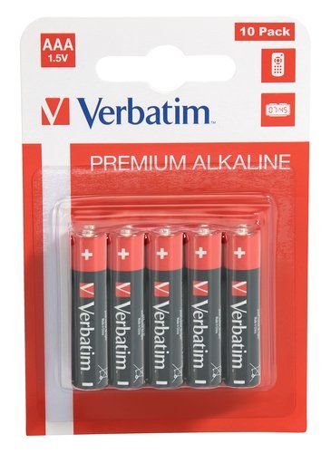 Verbatim - Batteria 10 x AAA / LR03 - Alcalina