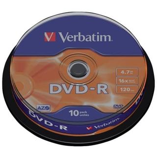 Verbatim - Scatola 10 DVD-R - serigrafato - 43523 - 4,7GB