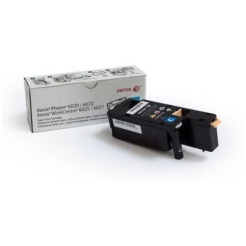 Xerox WorkCentre 6027 - Ciano - originale - cartuccia toner - per Phaser 6020V_…