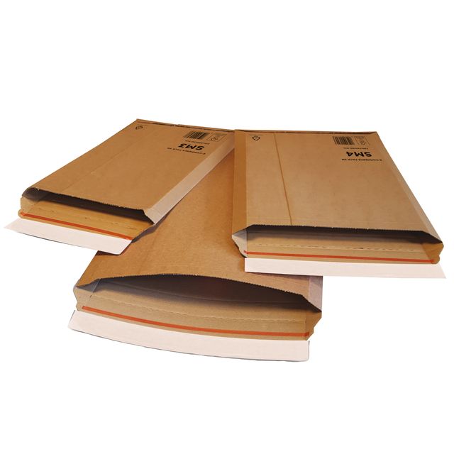 Busta e-commerce pack - 28,5 x 40 x 6 cm - cartone microonda - avana - Blasetti…