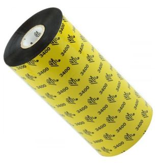 Zebra 3400 Wax/Resin - Nero - 83 mm x 450 m - ricarica nastro inchiostrato per …