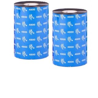 Zebra 4800 Resin - Nero - 60 mm x 450 m - ricarica nastro inchiostrato per stam…