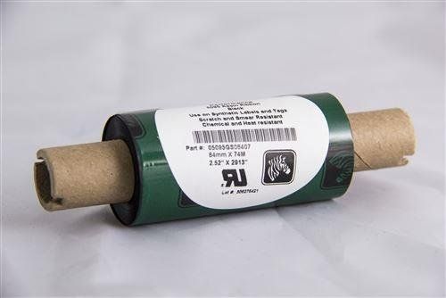Zebra 5095 Resin - Confezione da 12 - 64 mm x 74 m - nastro di stampa - per Zeb…