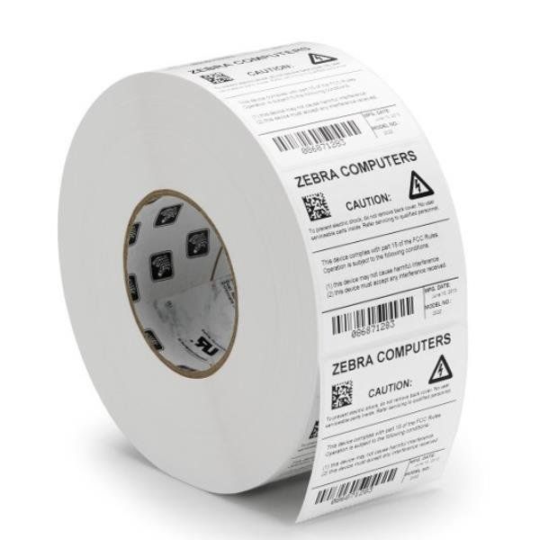 Zebra 8000T Cryocool - Polipropilene (PP) - adesivo acrilico - bianco - 38 x 13…
