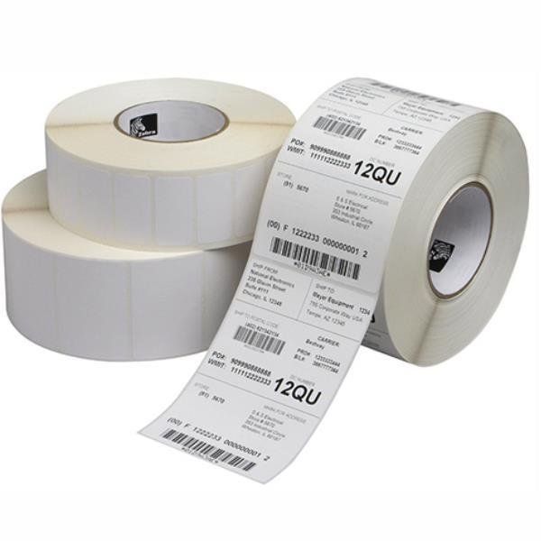 Zebra Z-Perform 1000T - Adesivo permanente - perforato - 5,51 mil - bianco - 10…