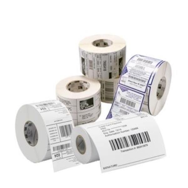 Zebra Z-Perform 1000T - Opaca - adesivo acrilico permanente - bianco - 25.4 x 3…