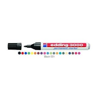 edding 3000 - Marcatore - permanente - nero - 1.5-3 mm