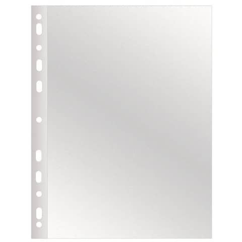 Buste a perforazione universale Q-Connect 22x30 cm medio spessore finitura goff…