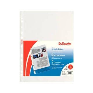 Buste a perforazione universale lisce Esselte Copy Safe PP 21x29,7 cm Deluxe al…