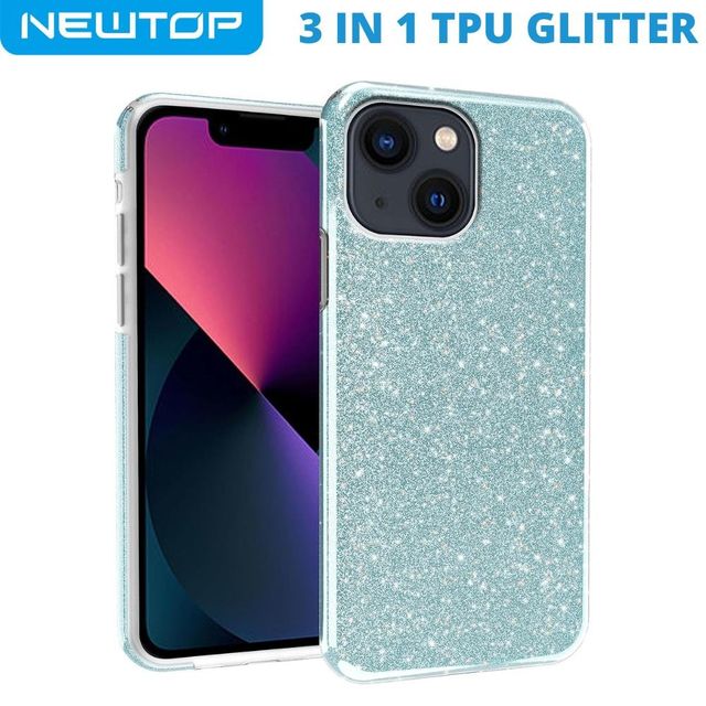 3 IN 1 PC TPU GLITTER COVER APPLE IPHONE 15 PLUS