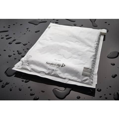 Buste imbottite Mail Lite® Tuff Cushioned CD 18x16 cm bianco Conf. 10 pezzi - 1…