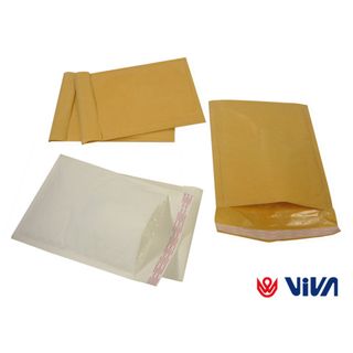 Buste imbottite Viva Kraft avana - formato 12/B - 140x230 mm - conf. 200 pezzi …