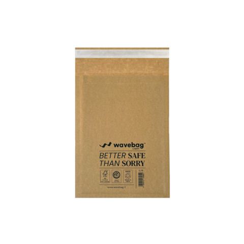 Buste per spedizione imbottite WaveBag CAC70 avana K/7 - 350x470 mm - conf. 100…