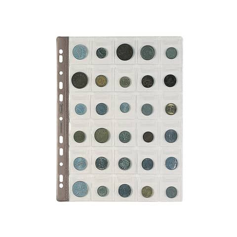 Buste porta monete a foratura universale Favorit Top - 30 tasche f.to 4x4,5 cm …
