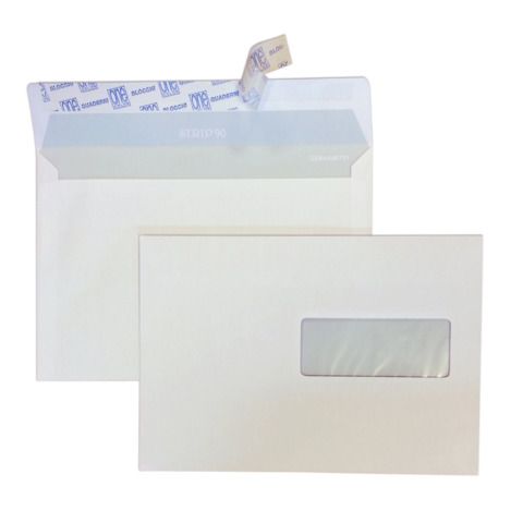 Buste senza finestra Blasetti Strip 90 con lembo strip - 90 g/m² bianco - 16x23…