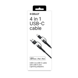 =>>A+C TO C+LIGHT CABLE 2M BK
