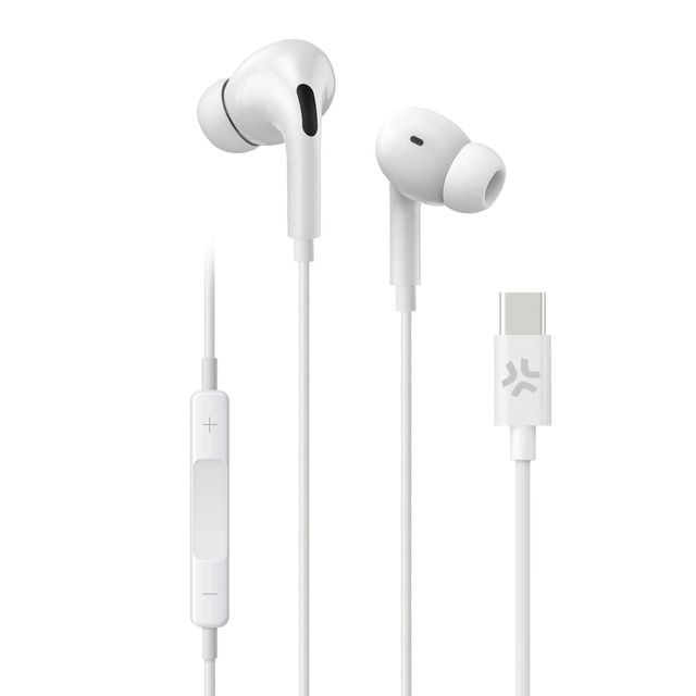 =>>IN EAR STEREO EARPHONES USB-C WH